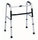 Crome Plated Plain Movable Walker, Features : Side front support, Portable
