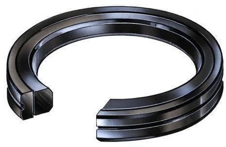 Black Round Rubber Piston Seal