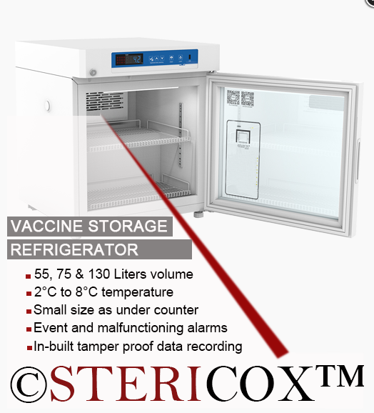 Vaccine Storage Refrigerator at Best Price in Delhi | Stericox