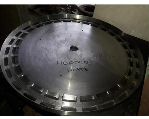 Stainless Steel Hopper Plate, Shape : Round