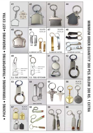 metal key rings