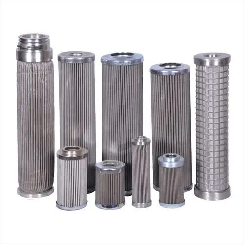 Grey Polished Stainless Steel Cartridge Filters, for Industrial, Shape : Round