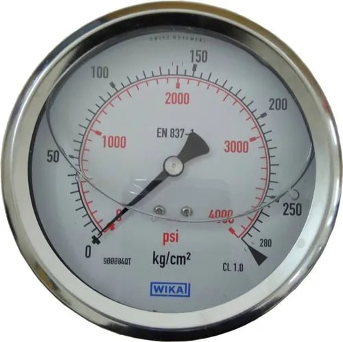 Glycerin Filled Pressure Gauge