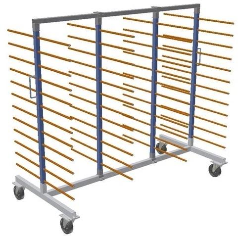 Mild Steel Bobbin Trolley