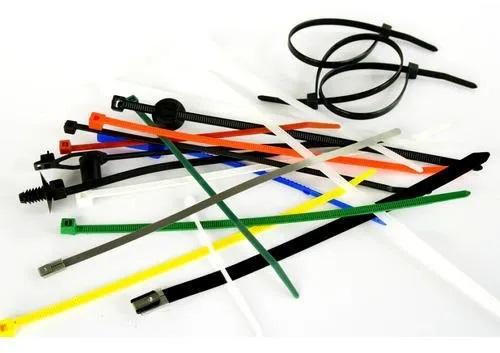 Multicolor Locking Plastic Cable Tie, Width : 3.6 Mm