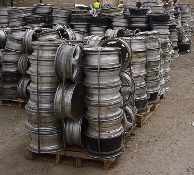 Aluminum Rims And Alloy Wheel Scrap, For Casting, Foundry Industry ...
