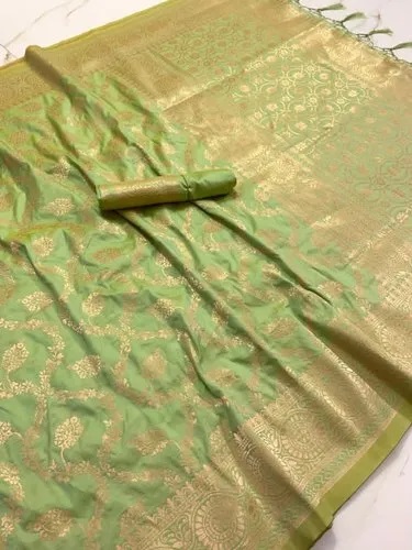 Banarasi Silk Saree, Occasion : Festive Wear