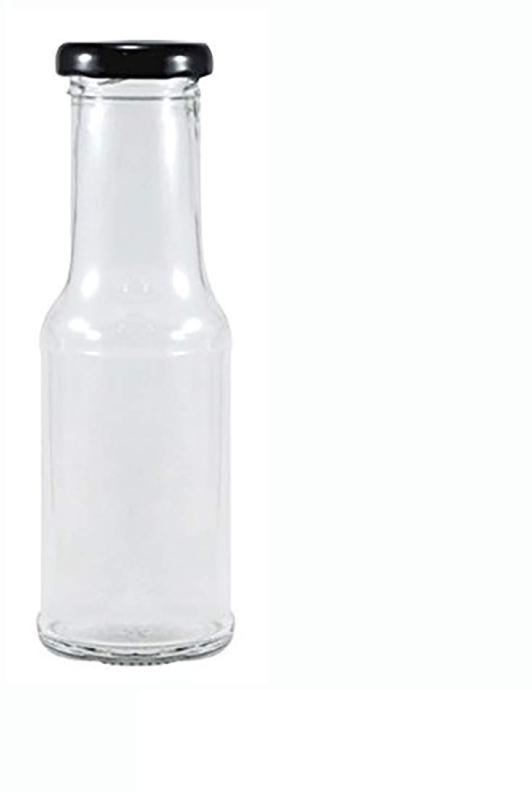 200ml Glass Milk Bottle, Color : Transparent