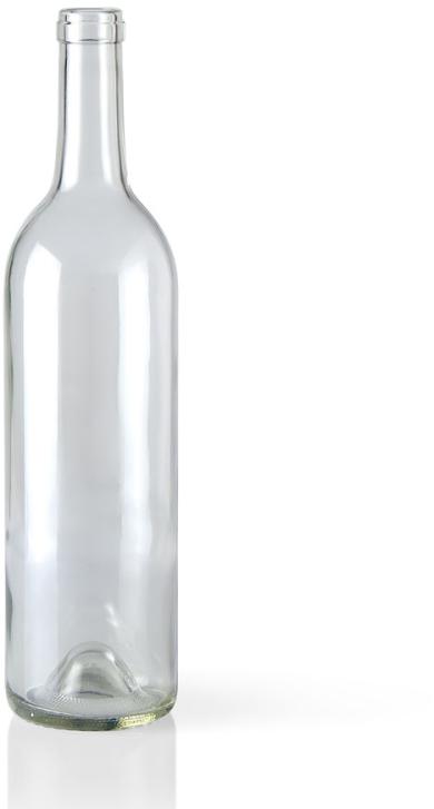 Round 750ml Glass Wine Bottle, Pattern : Plain