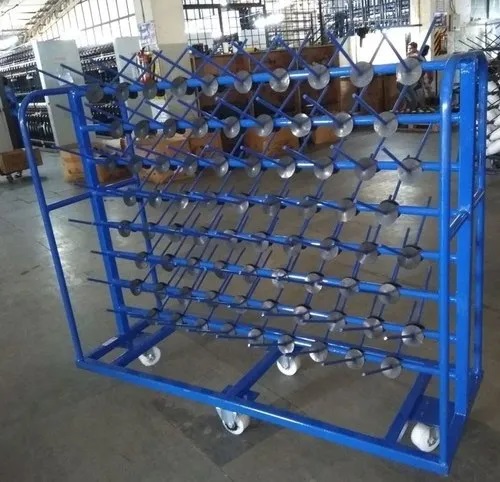 Mild Steel Bobbin Trolley, Load Capacity : 72kg