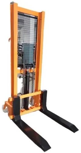 Mild Steel Manual Hydraulic Stacker, Lifting Capacity : 100kg