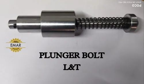Metal Backhoe Loader Plunger Bolt, for Industrial, Feature : Durability, Durable, High Durability