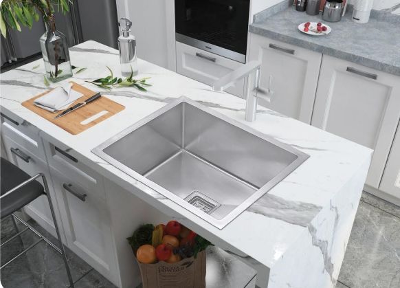 16x14 Stainless Steel Single Bowl Kitchen Sink