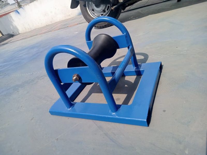 Blue Straight Heavy Duty Cable Roller