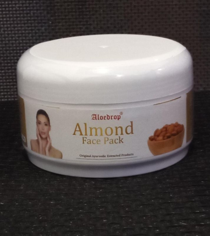 Aloedrop Paste Herbal/ Ayurvedic Almond Face Pack, For Facial, Size : 100 Gm