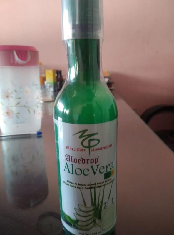 Aloedrop Liquid Natural Aloevera Juice, for Drinking, Certification : WHO/GMP