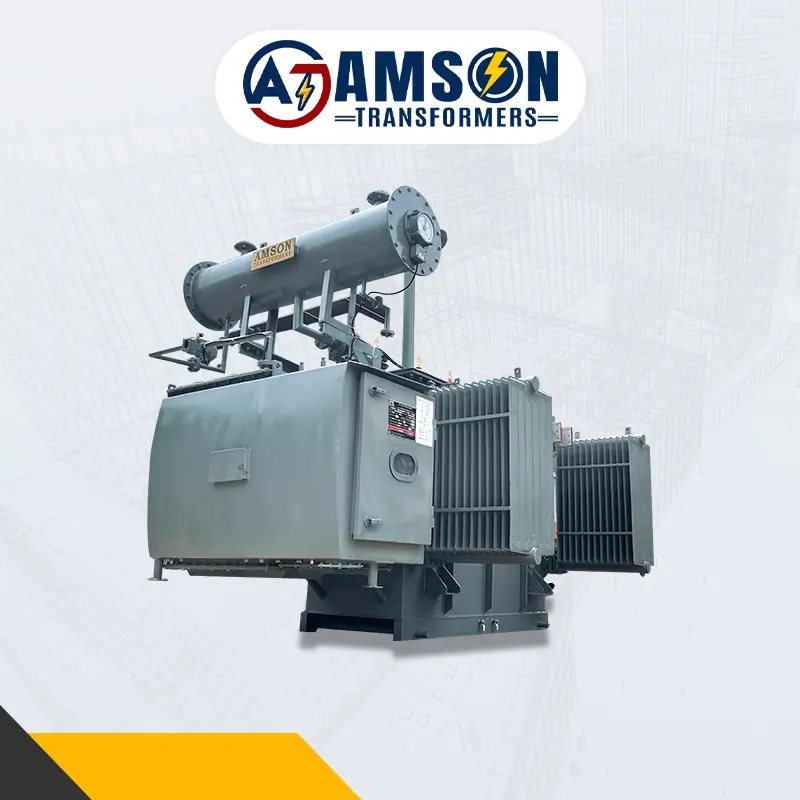 Three Phase Polished Mild Steel Electrical Power Transformers, for