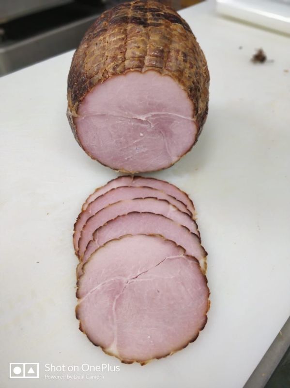 Pink Pork Smoked Ham, for Hotel, Restaurant, Packaging Type : Disposable Box