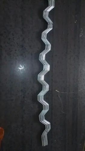 Metallic Polished MS Zig Zag Spring, for Commercial, Size : Customised