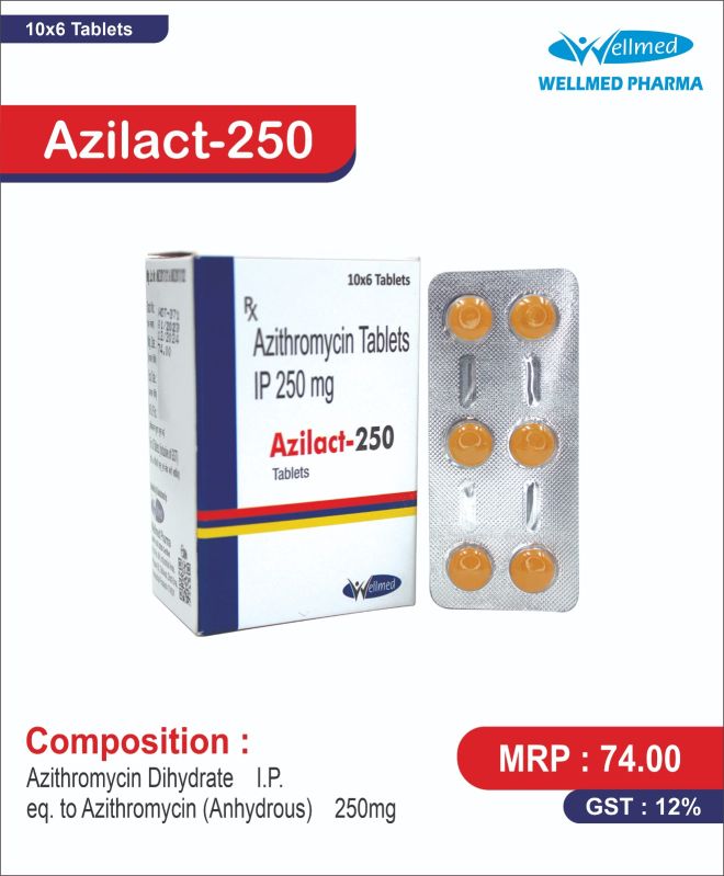 Azithromycin Dihydrate IP 250 mg