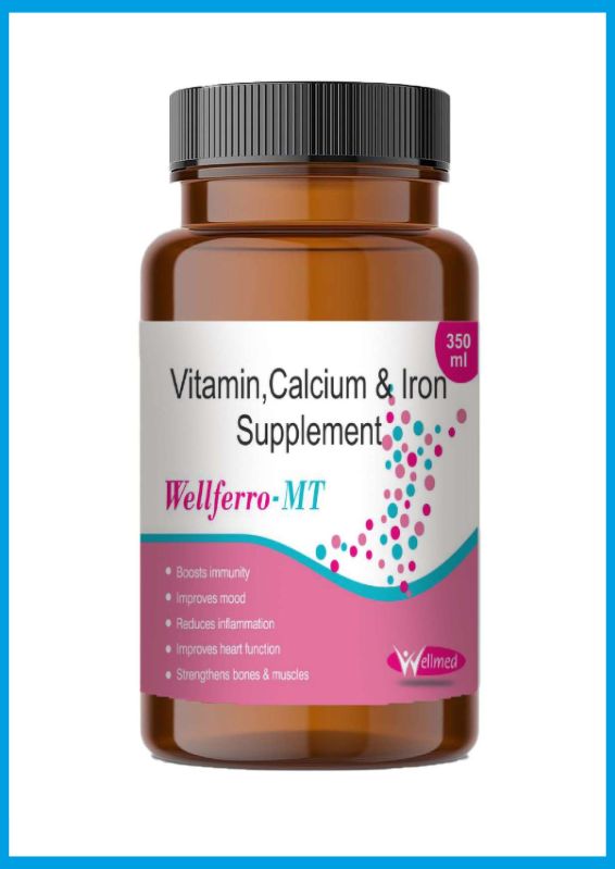 Vitamin, Calcium & iron Supplement, Form : Syrup