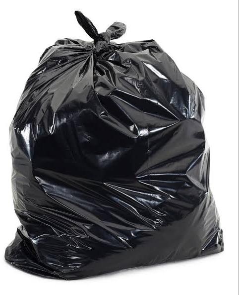 Garbage Bag, for Outdoor Trash, Color : Black