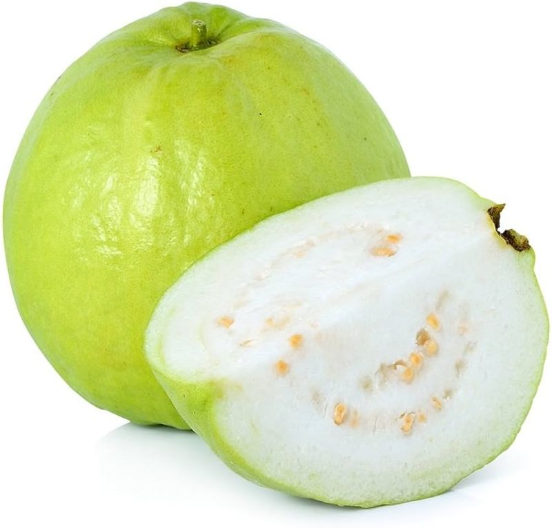 Green Organic Fresh Guava, Shape : Round