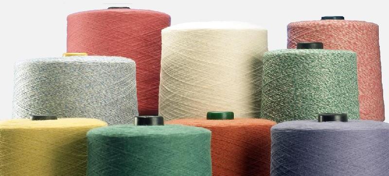 Multicolour Melange Yarn, for Weaving, Knitting, Technics : Machine Made