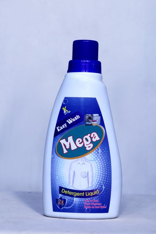Mega Liquid Detergent, for Cloth Washing, Feature : Remove Hard Stains, Skin Friendly, Safe on Hard