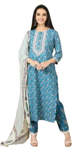 Ladies Cotton Printed Suit