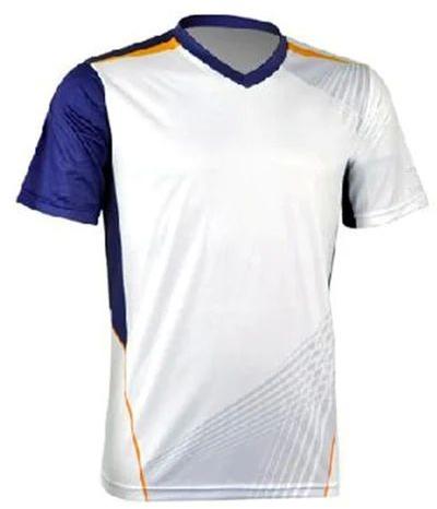 Mens Sports V Neck T Shirt, Size : L