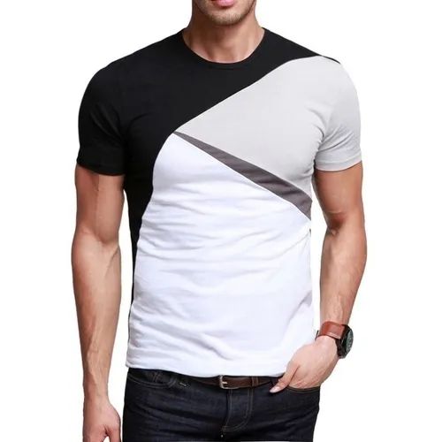 Mens Half Sleeve T Shirts, for Casual, Home, Size : XL, XXL