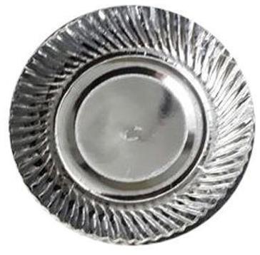 6 Inch Silver Paper Plate