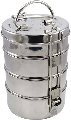 4 Tier Stainless Steel Lunch Box