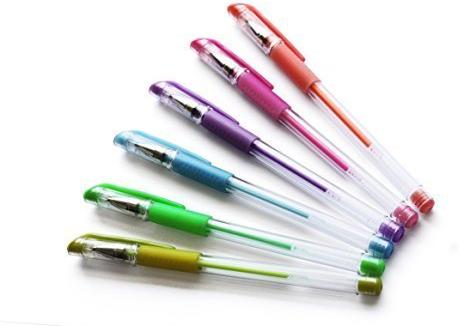 Red Plastic Gel pen, for Writing, Promotional Gifting, Length : 4-6inch