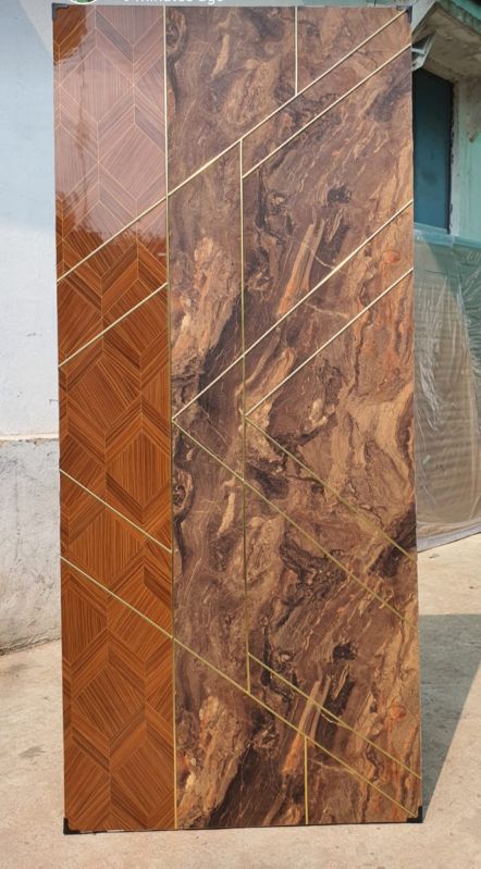 GARUDA Wooden steel beading Laminated doors, Size : 7.6-7.6-7.8ft
