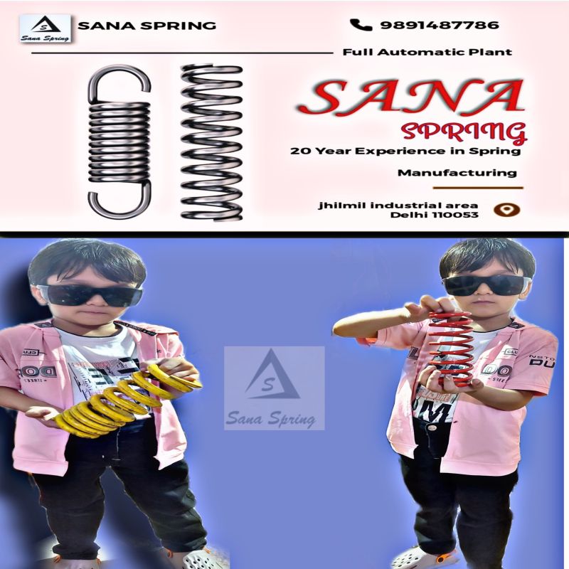 Sana AuTo CoiL spring in Delhi Manufacturer of stand spring & Main