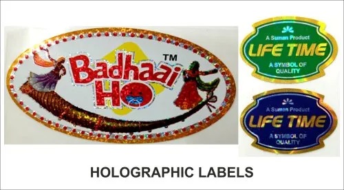 Paper Holographic Label