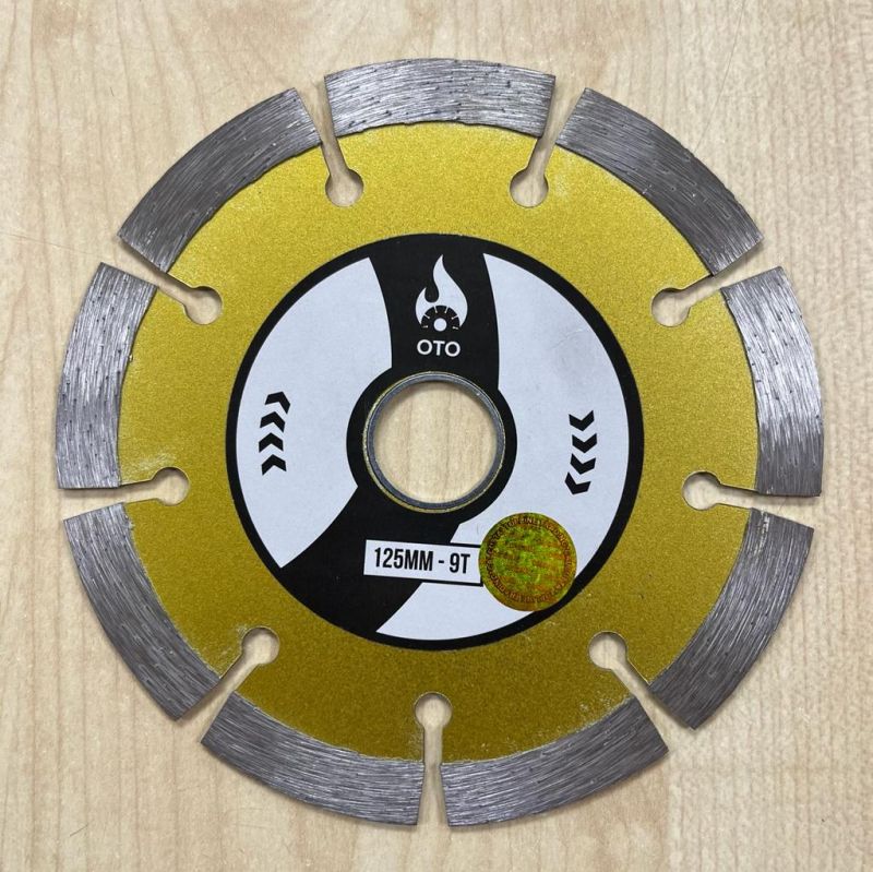 OTO Diamond Blade 125X10X9TX22.23H Gold, for marble, granite