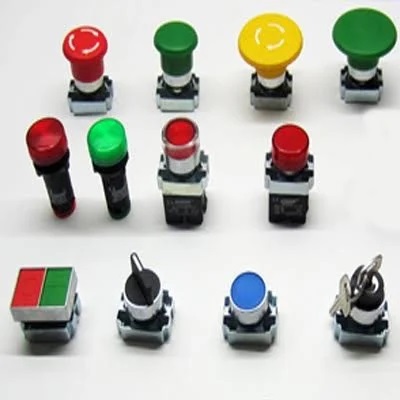 Rounded Polished Push Buttons