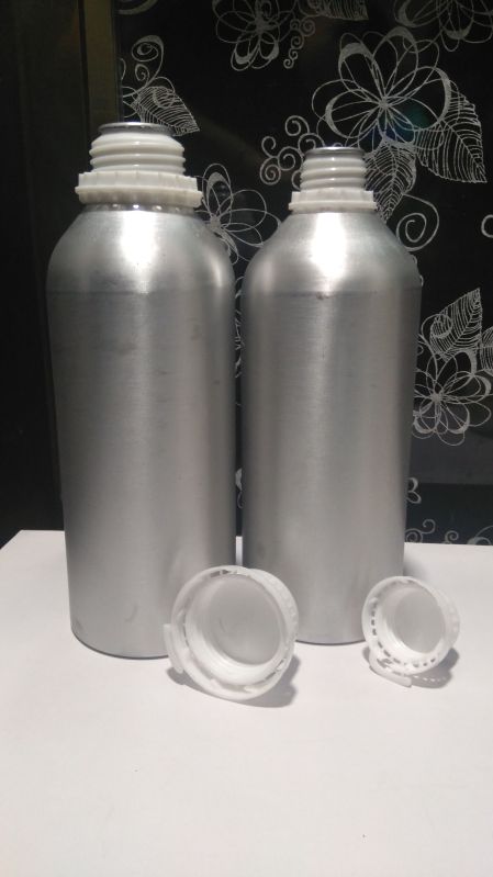 Silver 1 litre aluminium bottle, for Storing Liquid, Capacity : 1L