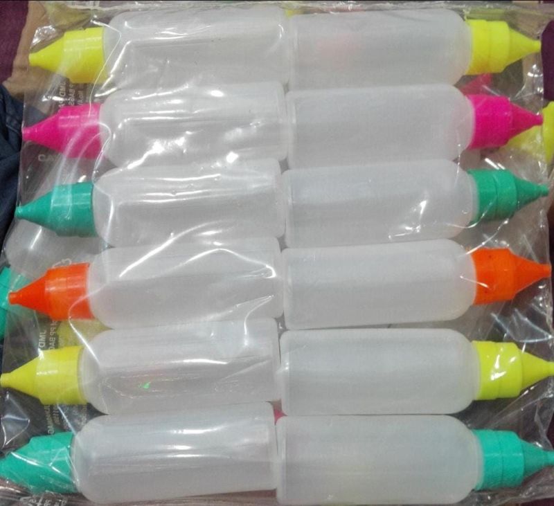 Plastic Rangoli kuppi bottle, Size : 300-400 Ml, 200-300 Ml