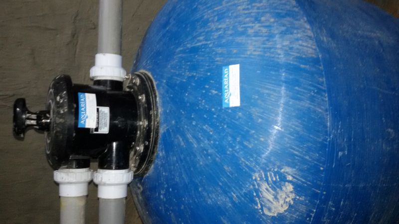 Aquarian Blue Round Microfiber Swimming Pool Filters, For Filteration Use, Size : 400mm To 2000mm