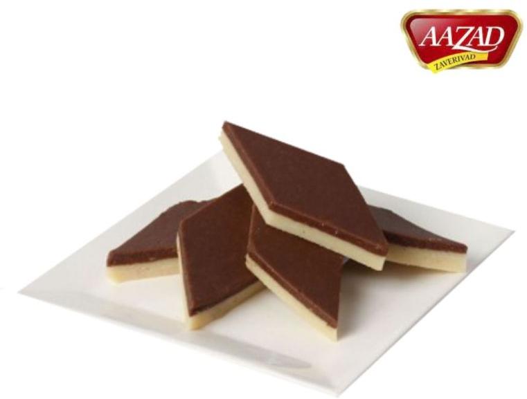 Azad zaveriwad Soft CHOCO KAJU KATLI, Taste : Sweet