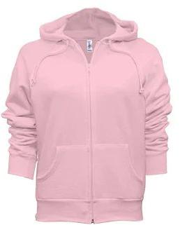 Full Sleeve Ladies Zipper Hoodies, for Casual Wear, Size : Large