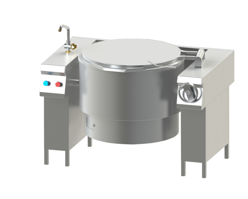 Plastic Polished Stainless Steel Tilting Braising Pan, for Commercial