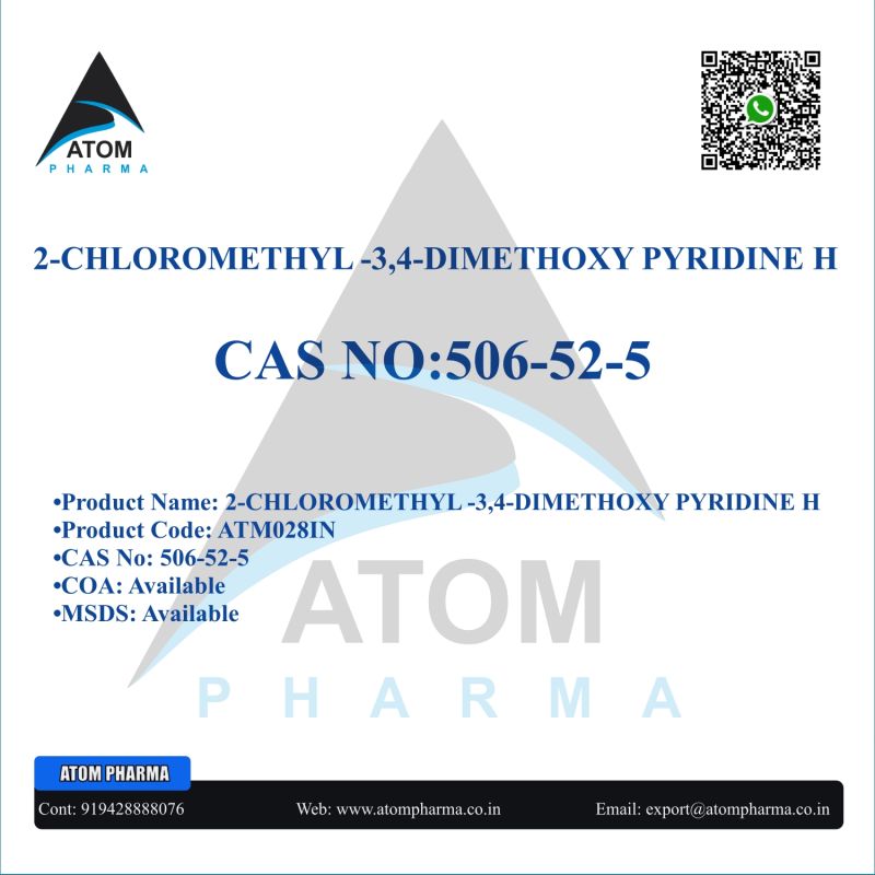 2-CHLOROMETHYL -3,4-DIMETHOXY PYRIDINE H INTERMEDIATE