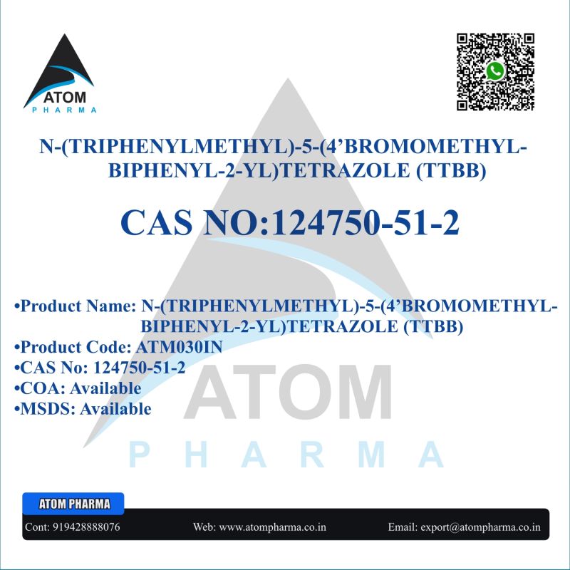 n triphenylmethyl bromomethyl-biphenyl tetrazole intermediate