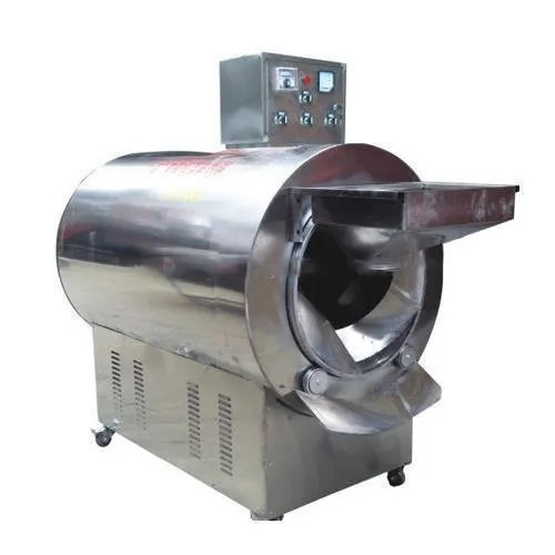 Automatic Peanut Roaster Machine, Capacity : 100-200 Kg/Hr