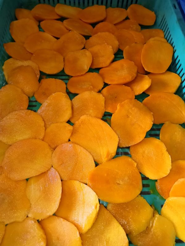 Orange Common Frozen Alphonso Mango Slice, For Human Consumption, Taste : Sweet